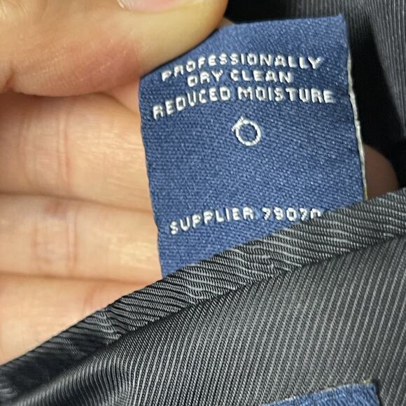 Stafford Year Round Blazer Sport Coat Mens 42R Blue Plaid Classic Fit Travel - Picture 8 of 16